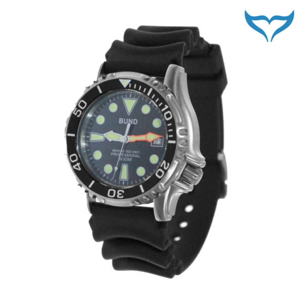 TaucherUhr P10071BUND Professional 500 m schwarz Datum Stainless 22 Poseidon